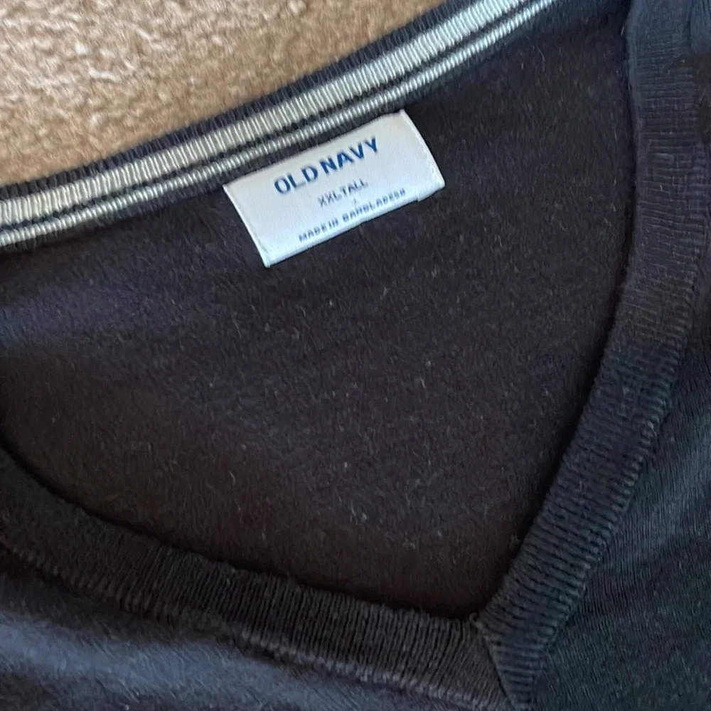 Old Navy big and tall Black V-neck Sweater‎ (XXLT)